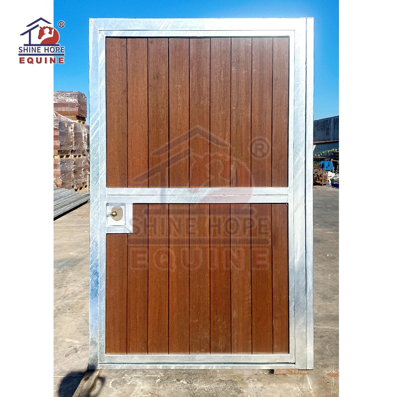 HDPE Horse Stall Fronts Factory - OEM Easy Clean European Modern Stable Door Paddock