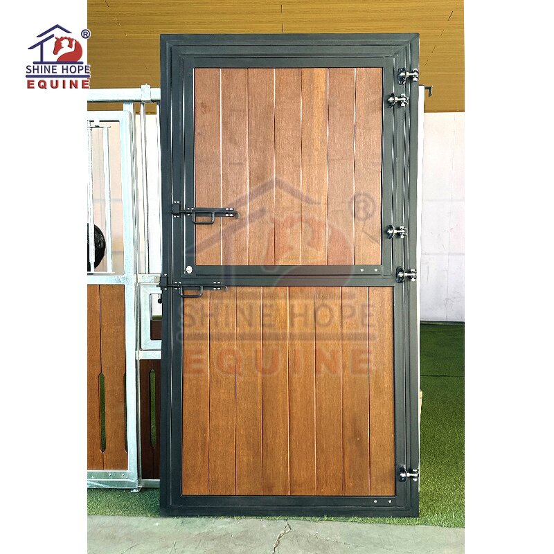 Wooden Metal Horse Barn Door Manufacturer - OEM Regular Dimension Exterior Durable Paddock