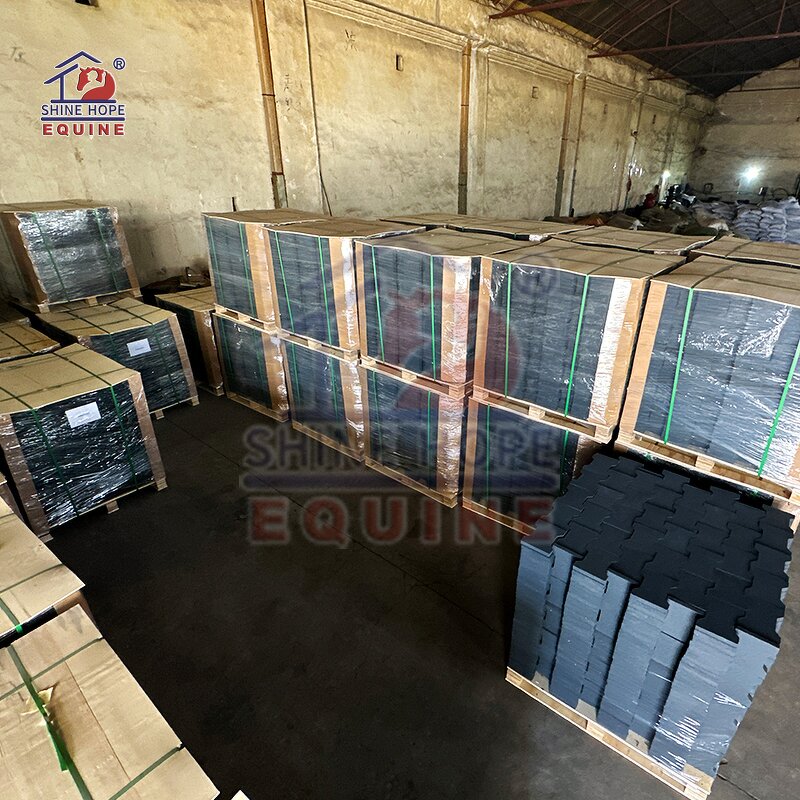Horse Barn Interlocking Rubber Paver Factory - OEM Safety High Density Rubber Paver