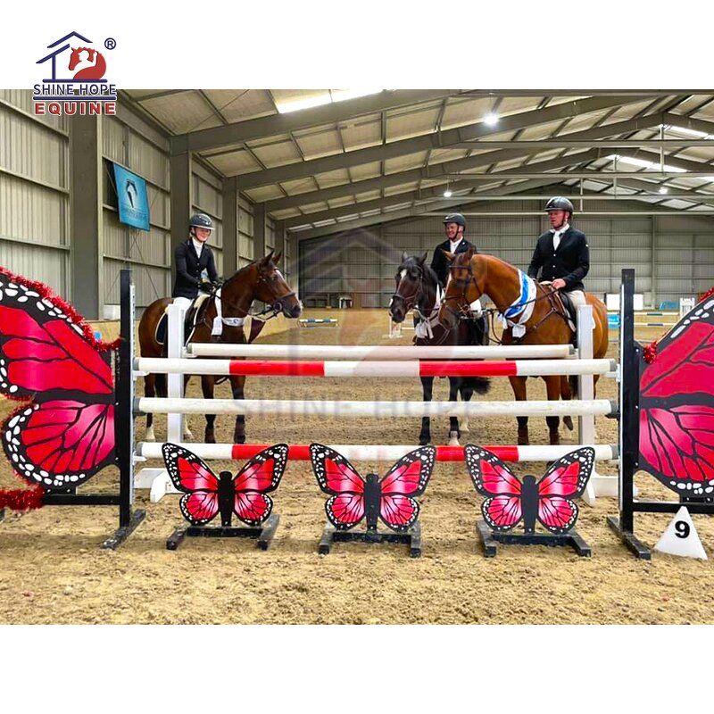 Hunter Jumping Wing Factory - OEM Horse Show Jump with Keyhole Track