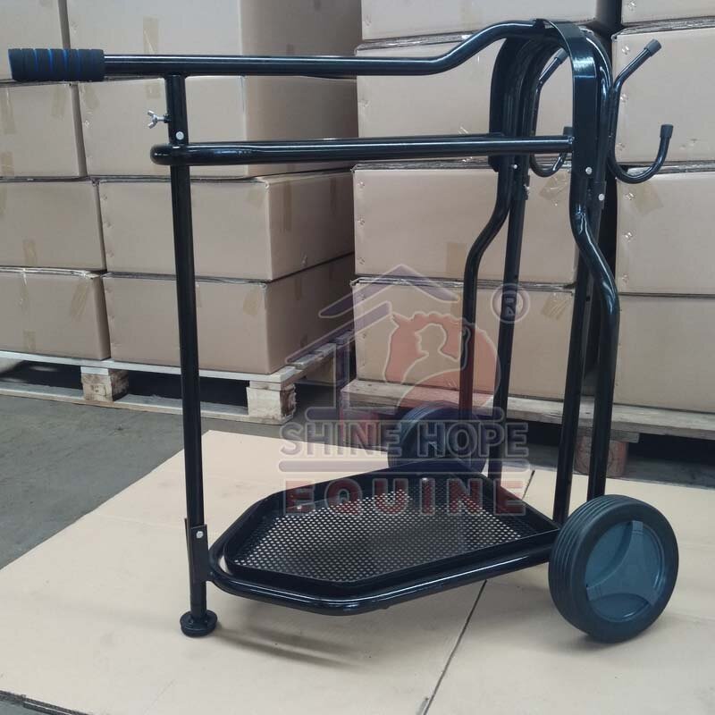 Portable Saddle Rack Trolley Factory - OEM Steel Durable Horse Saddle Rack