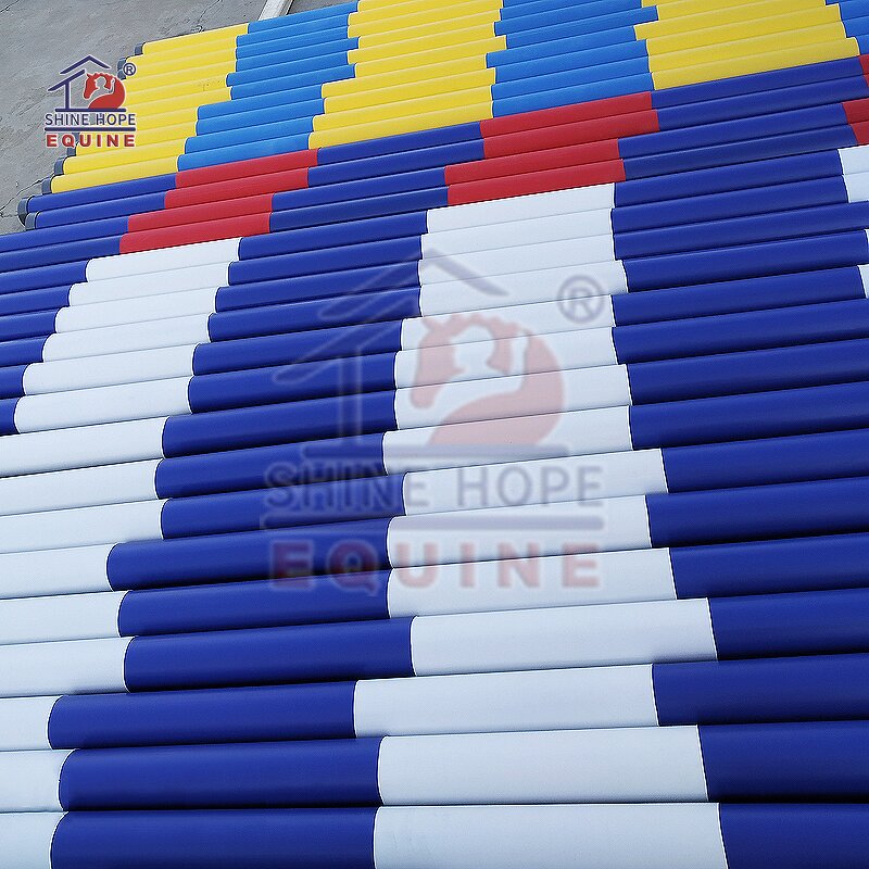 Show Jump Plastic Poles Factory - OEM 3.5m Single Color Without Infilled Wood