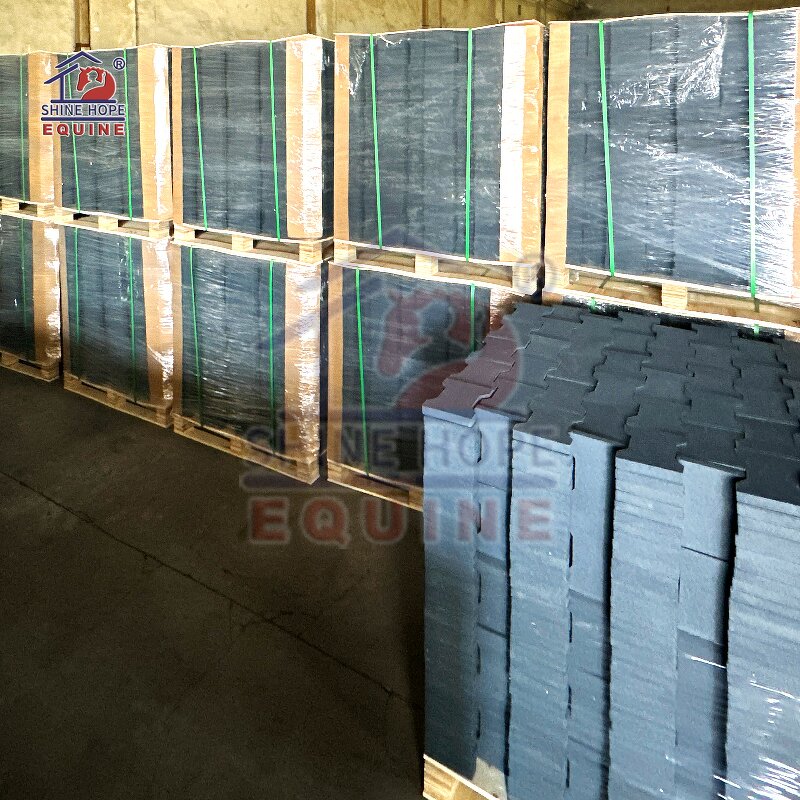 Outdoor Dog Bone Interlock Drive Way Factory - OEM Rubber Floor Matting Rubber Paver Tile