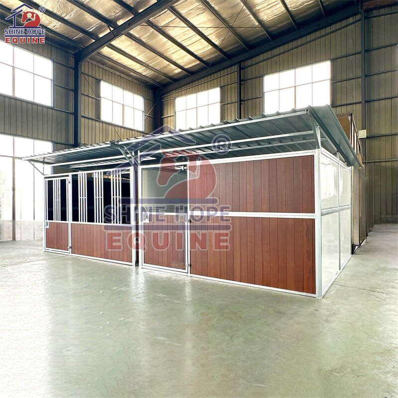 Portable Horse Shelter Manufacturer - OEM Horse Shed Row Barn Portable Stall Panels