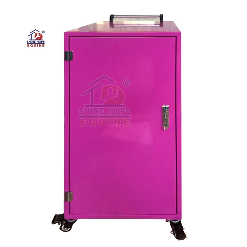 Saddle Cabinet Manufacturer - OEM Shine Hope with Drawers on Wheels Tack Storage