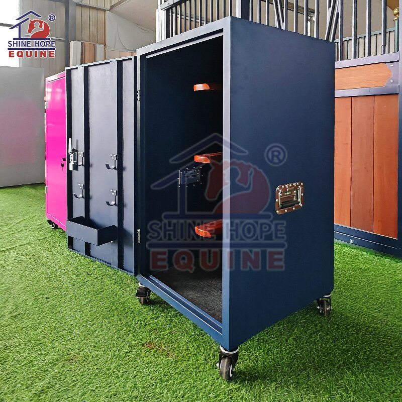 Tack Storage Box Manufacturer - OEM Horse Tack with Saddle Rack Bridle Hooks