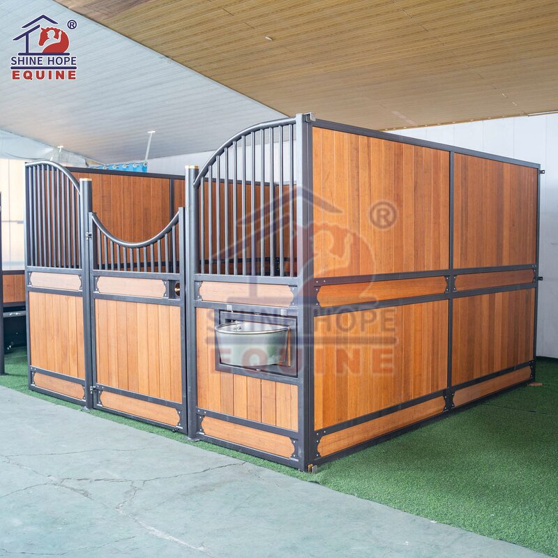 Horse Stall Manufacturer - OEM Luxury Powder Coated Metal Easy-to-Install Fence