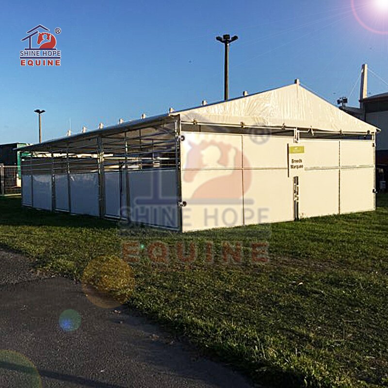 Portable Barns Factory - OEM Stall Panels Steel Stables for Horses