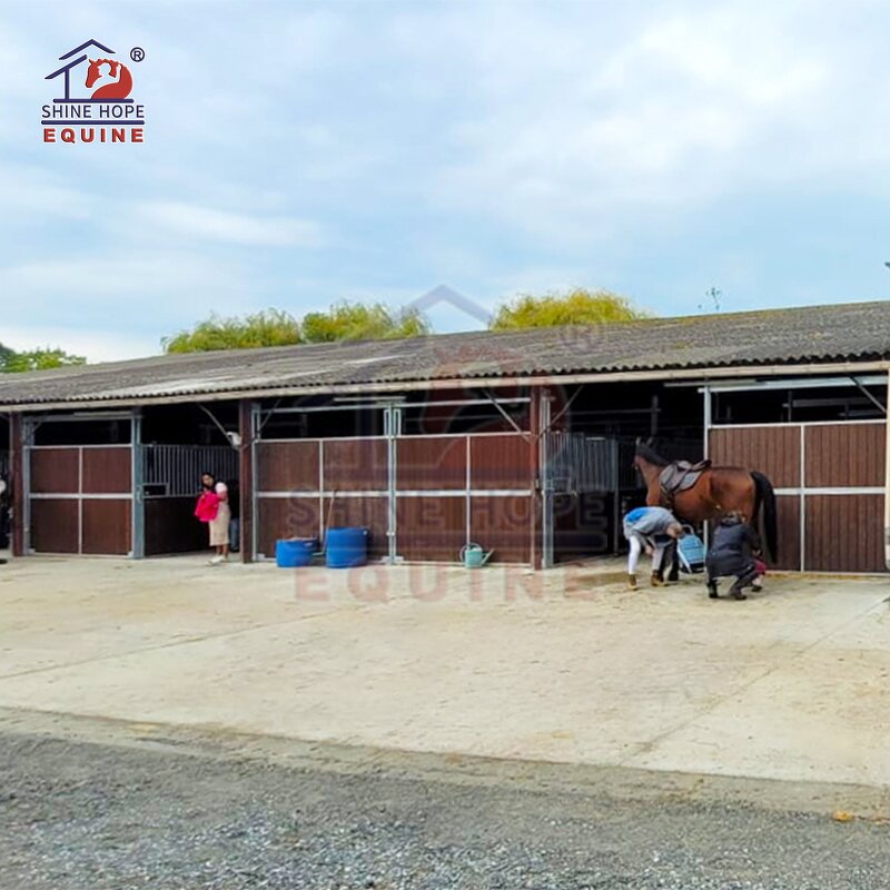 Permanent Run in Shed Manufacturer - OEM Outside Horse Stall Stable Panels Farm