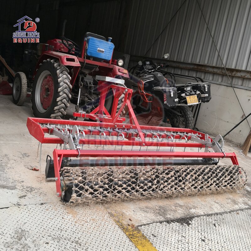 Horse Arena Leveller Factory - OEM Arena Machine Red Color Arena Levelling