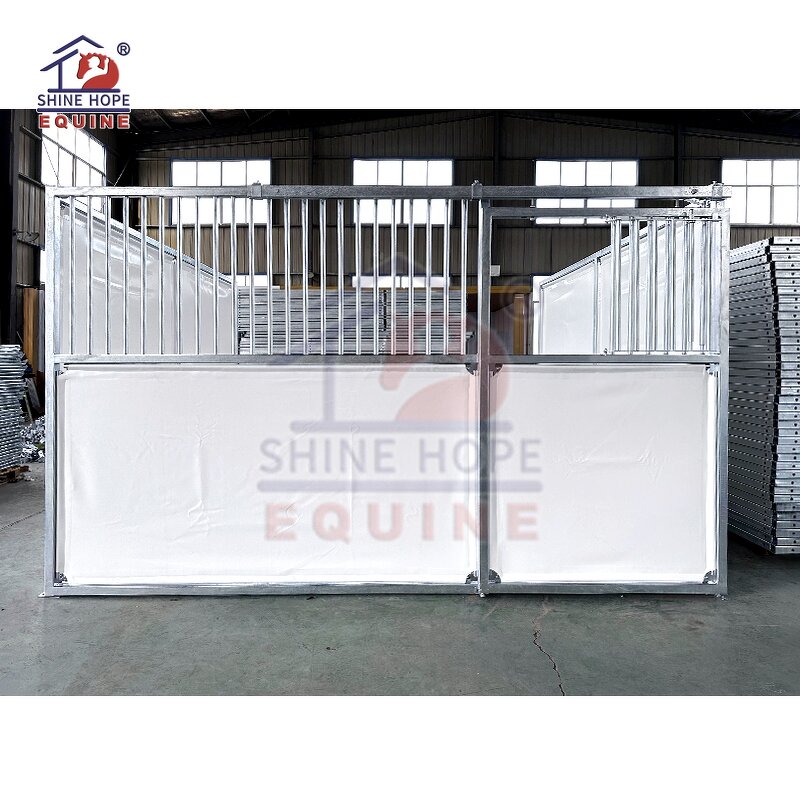 Portable Horse Stable Manufacturer - OEM Temporary PVC Steel Panels with Roof