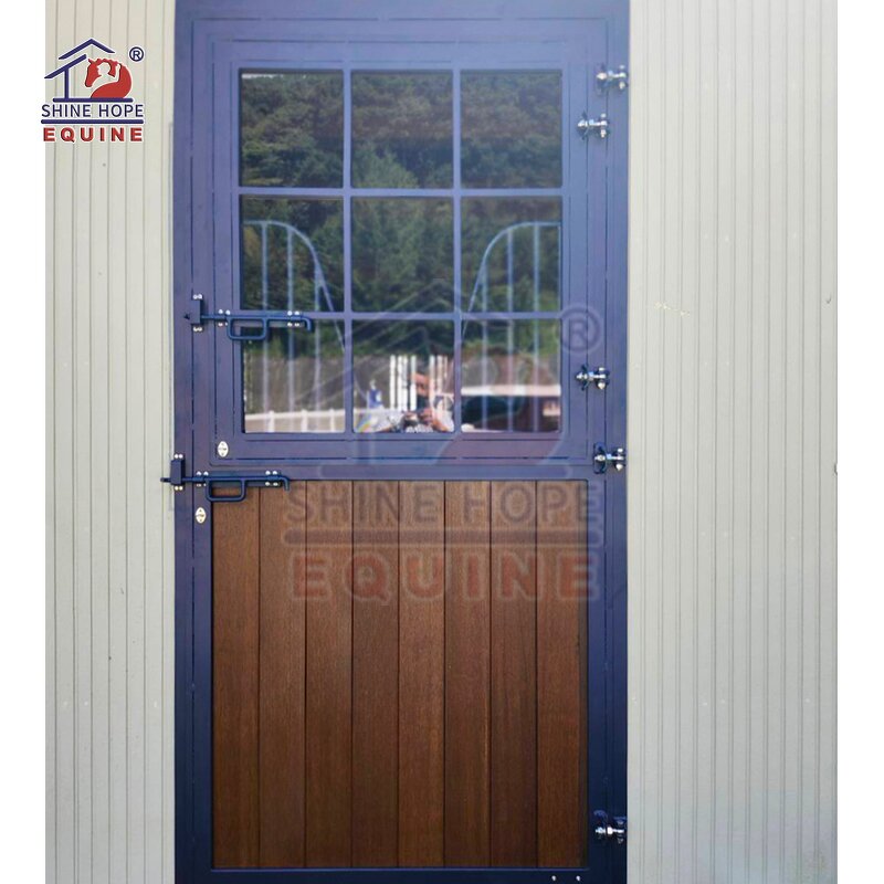 Wooden Metal Paddock Door Manufacturer - OEM Regular Dimension Exterior Durable Barn Door