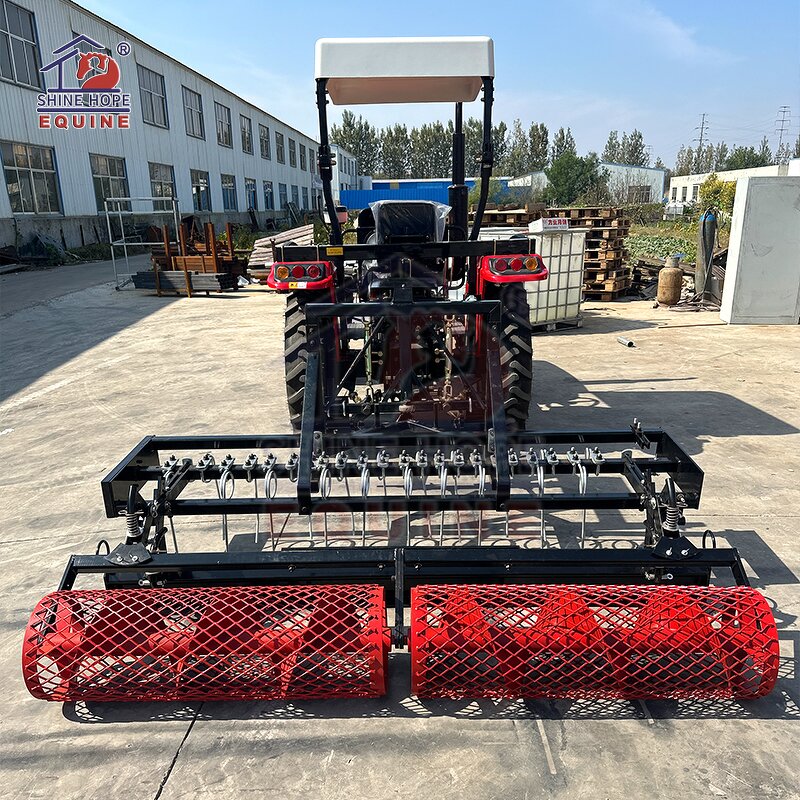 Horse Arena Leveller Factory - OEM Arena Machine Red Color Arena Levelling