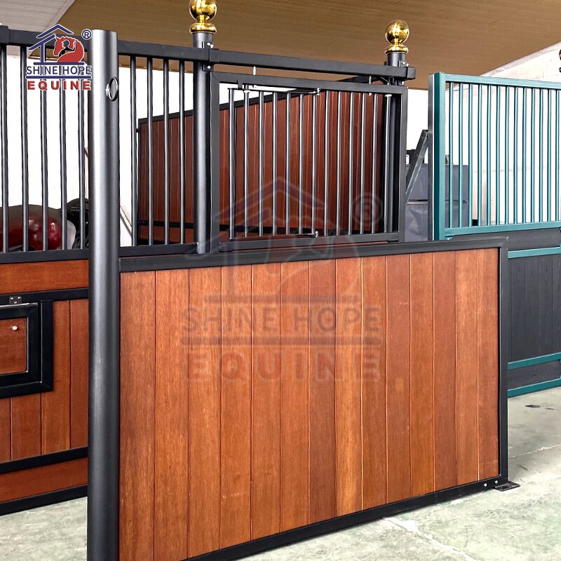 Horse Wash Stall Panel Factory - OEM Steel Horse Barn Customized Size