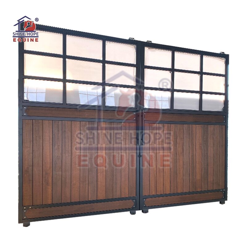 Horse Stall Sliding Door Kits Manufacturer - OEM New Condition Cheap Metal Doors Pallet