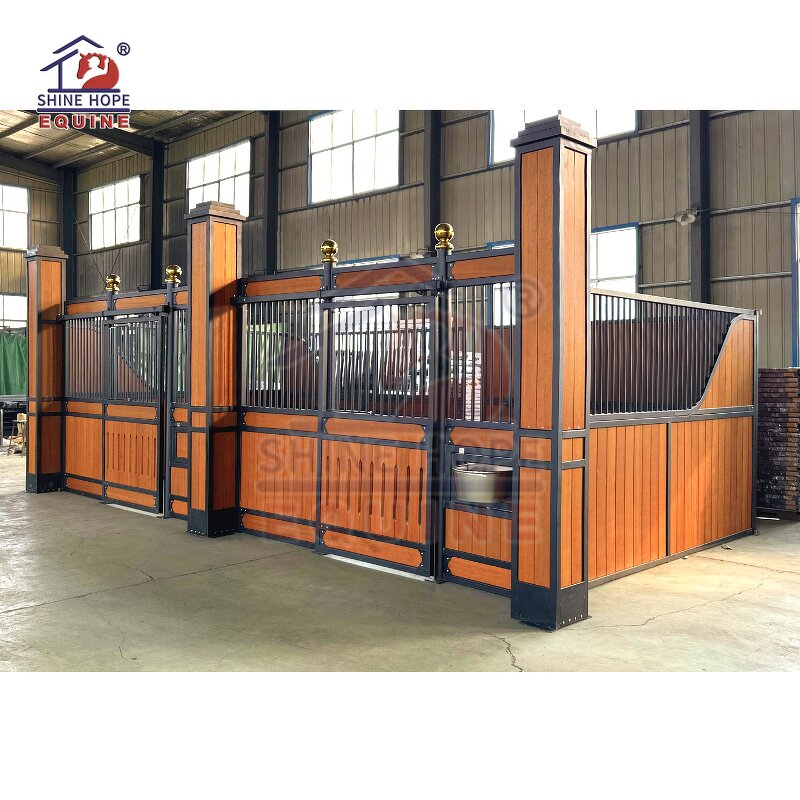 Prefab Horse Barn Factory - OEM Unique Wooden Stable 10x10 Horse Stall for Sale