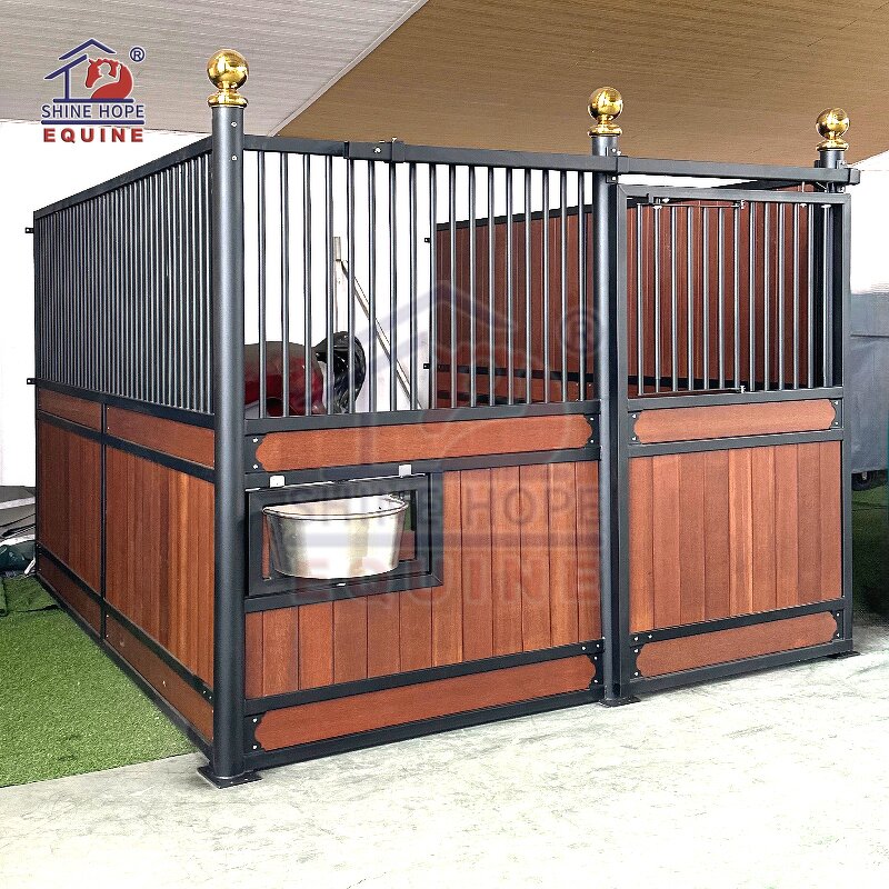 Western Saddle Stall Factory - OEM New Condition Wall Panels Stands Pallet Packing