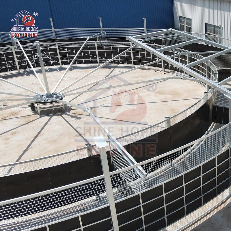 Horse Walker Factory - OEM Steel Heavy Duty with Electrically Charged Pushers