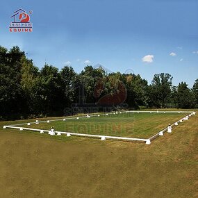 Movable Dressage Arena Manufacturer - OEM UV Resistant White HDPE for Dressage Riding