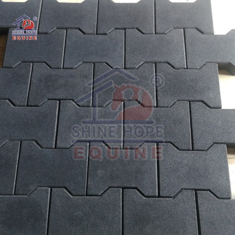 Dogbone Interlocking Rubber Paver Manufacturer - OEM for Horse