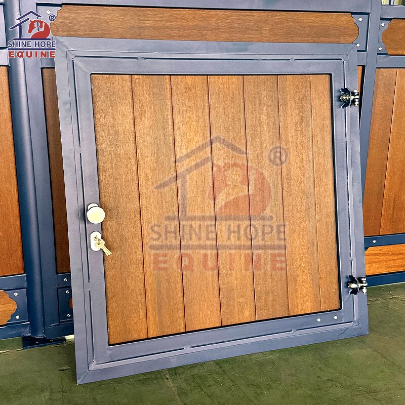 Horse Stall Hinged Window Manufacturer - OEM Heavy Duty Steel Prefab Organic Toughened Glass