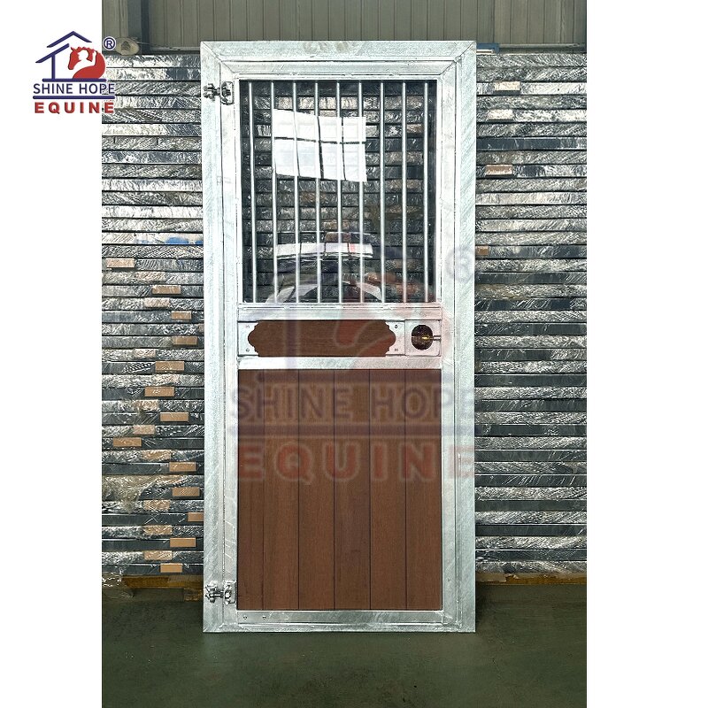 Wooden Metal Horse Barn Door Manufacturer - OEM Regular Dimension Exterior Durable Paddock