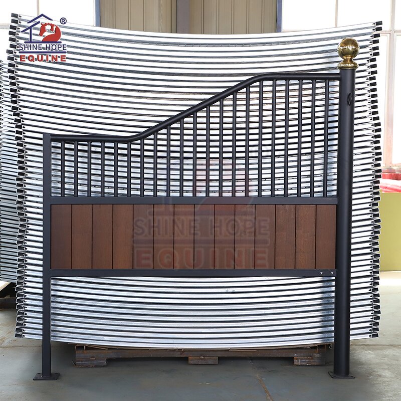 Horse Wash Stall Panel Factory - OEM Steel Horse Barn Customized Size