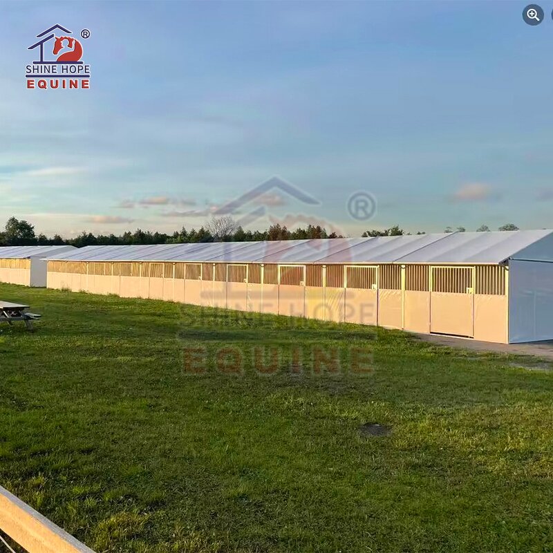 Portable Horse Barn Manufacturer - OEM New Stable Panel Storage Buildings Stall Front