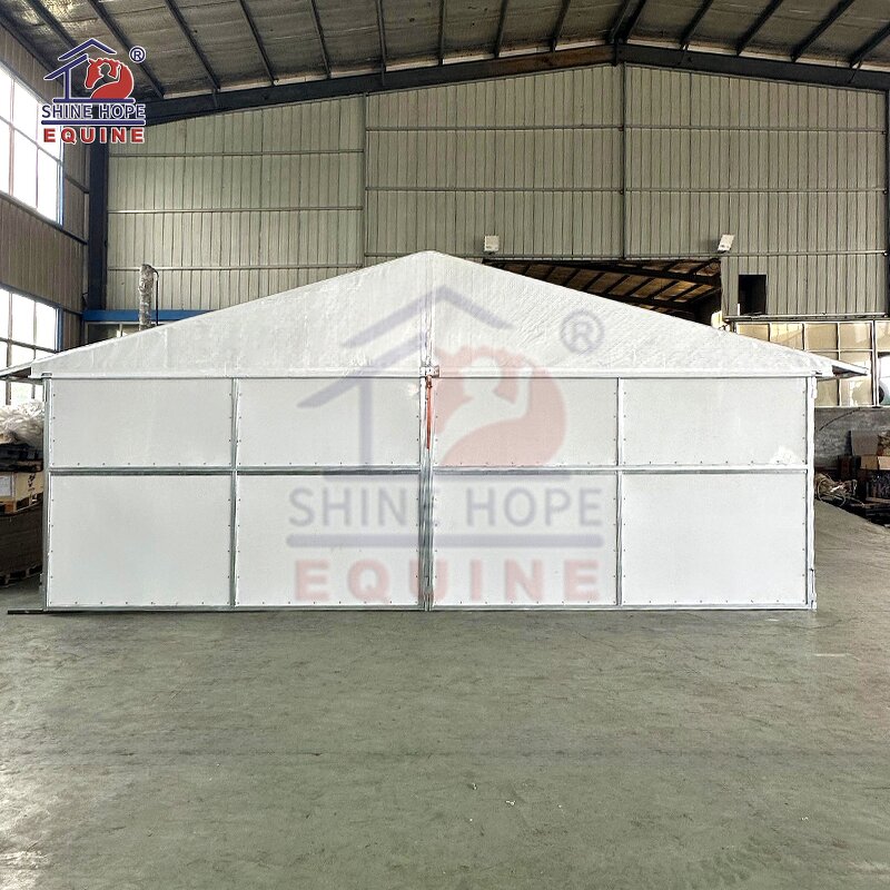 Portable Horse Run-In Shed Factory - OEM Shinehope Customized Temporary Mobile Field Shelter