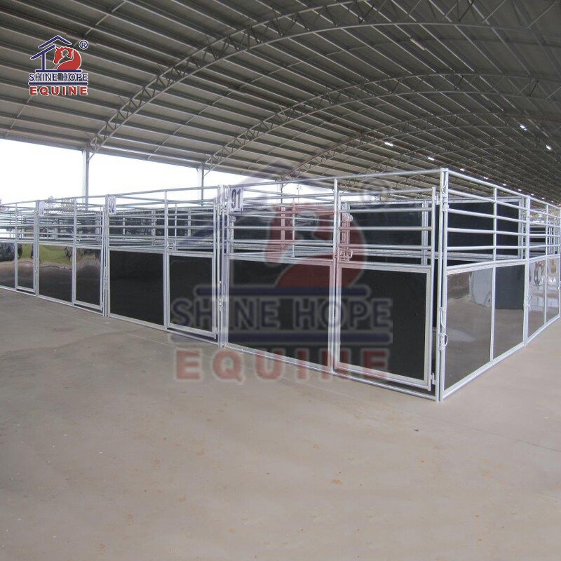 Portable Barns Factory - OEM Stall Panels Steel Stables for Horses
