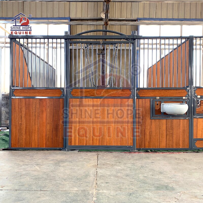 Prefab Horse Barn Factory - OEM Unique Wooden Stable 10x10 Horse Stall for Sale