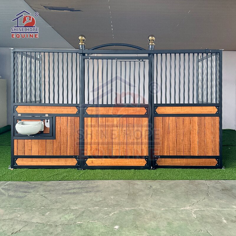 Prefab Horse Barn Factory - OEM Unique Wooden Stable 10x10 Horse Stall for Sale