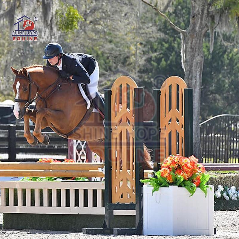 Outdoor Show Jump Accessories Manufacturer - OEM Horse Show Jump Arena Artificial Flower Box