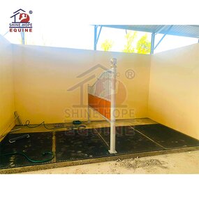 Wash Stall Panel Manufacturer - OEM Optional Washroom Hose Boom Horse Wash