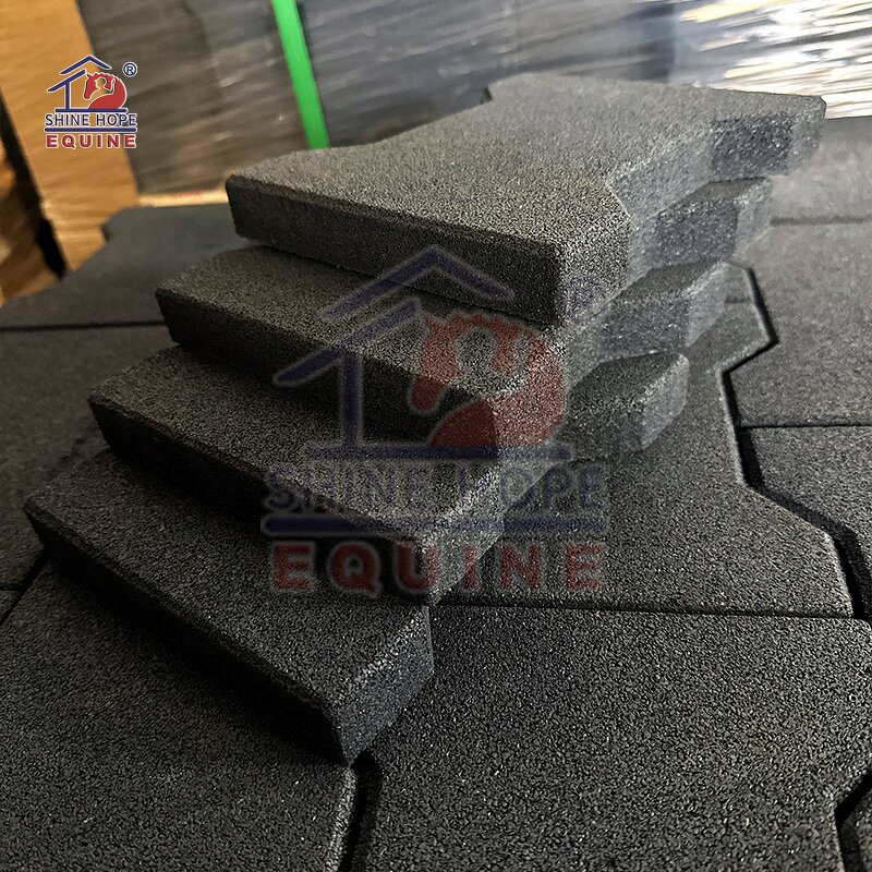 Rubber Tiles Pavers Factory - OEM Rubber Pavers Horse Barns Rubber Paver Tile