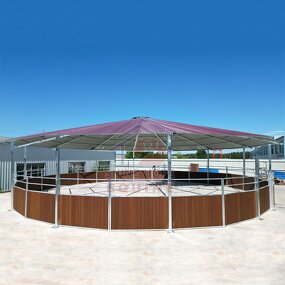 Covered Lunging Area Manufacturer - OEM 10m Metal Frame Round Pen Cover Training
