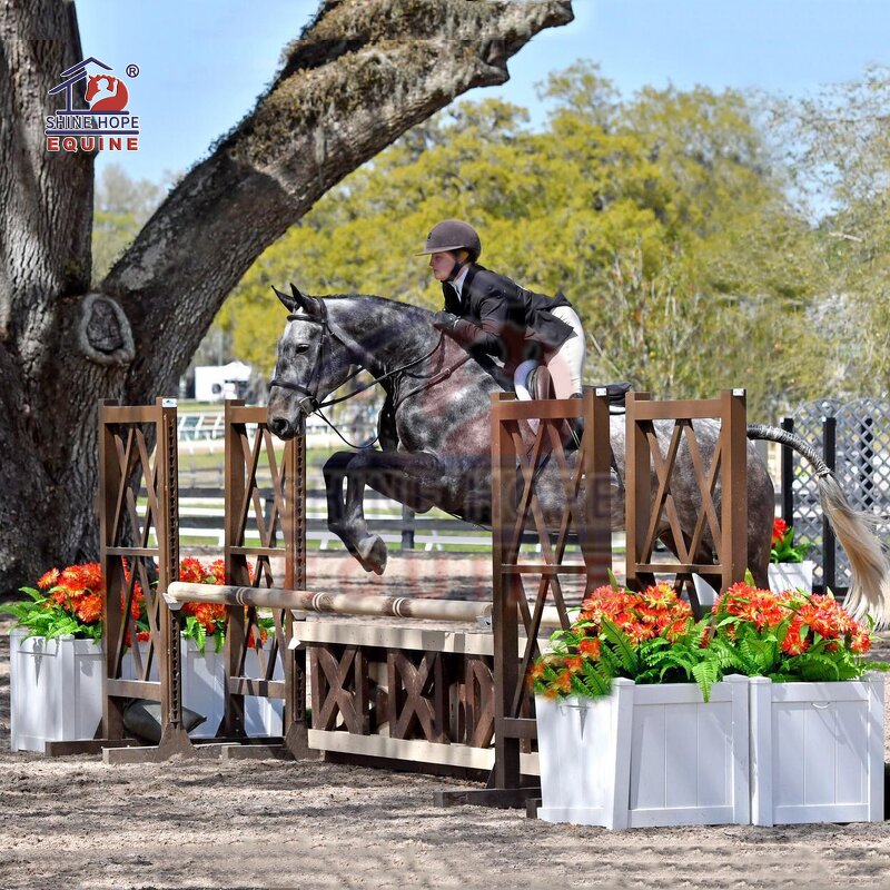 Outdoor Show Jump Accessories Manufacturer - OEM Horse Show Jump Arena Artificial Flower Box