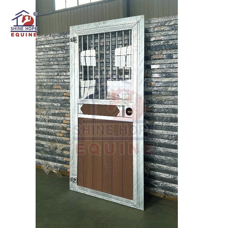 Horse Barn Dutch Door Factory - OEM Horse Stable Lower Cheap Portable End Double Paddock