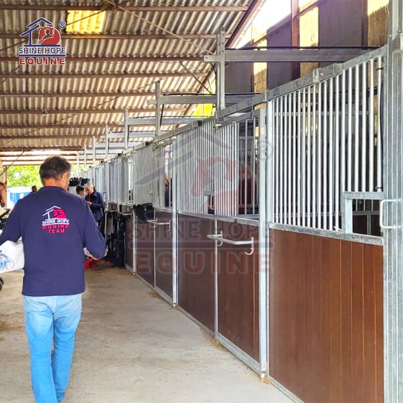 Horse Stall Panels Manufacturer - OEM Shinehope Free Standing Riding Equestrian Buildings