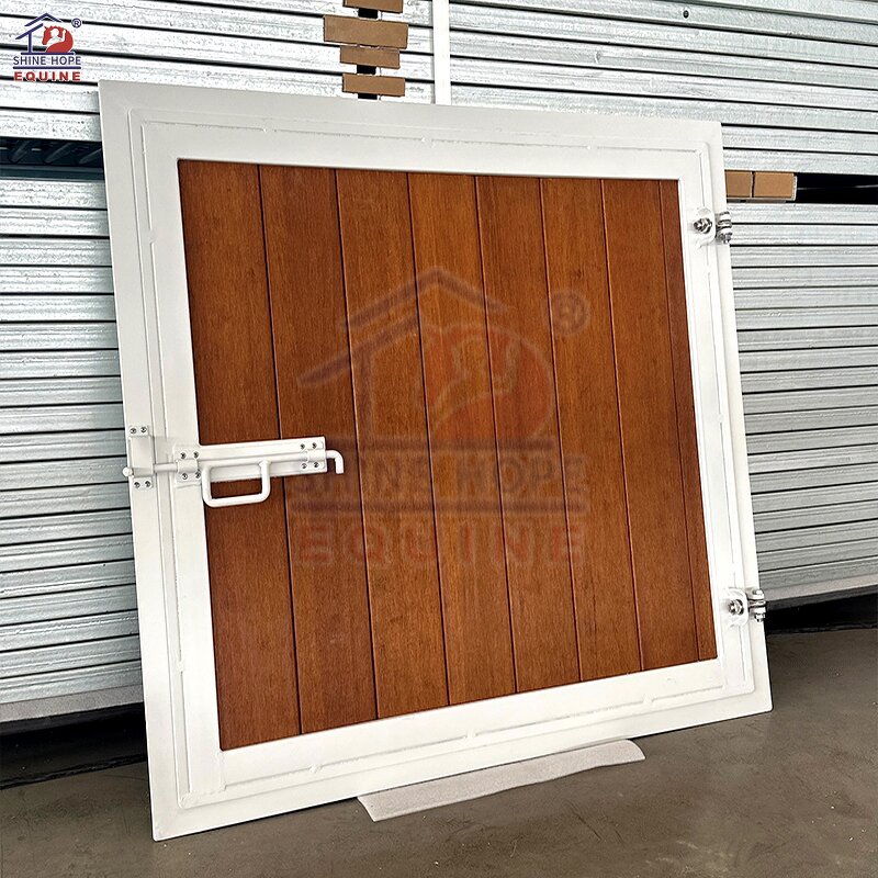 Horse Barn Window Manufacturer - OEM Durable Powder-Coated Steel Frame Stall Window