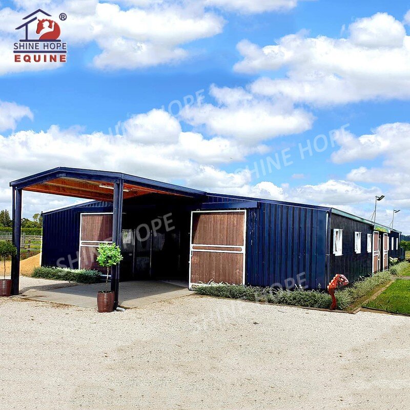 Exterior Sliding Barn Doors Factory - OEM Equine Equipment Bamboo Wooden Dutch End