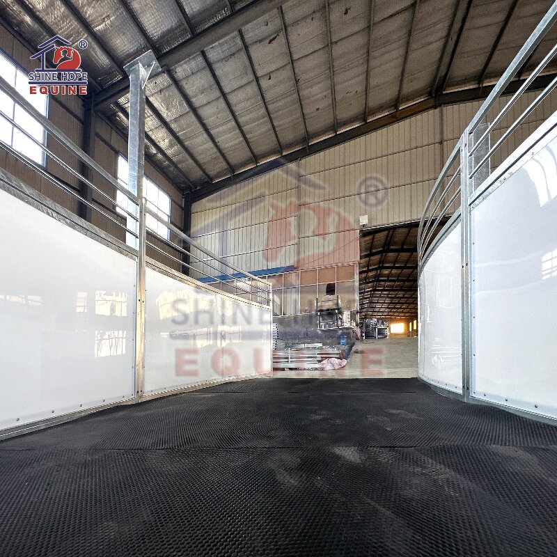 Horse Walker Rubber Mat Manufacturer - OEM Sector Shape for Training Machine Fence