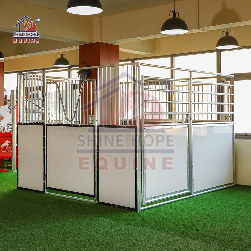 Portable Horse Barn Manufacturer - OEM New Stable Panel Storage Buildings Stall Front