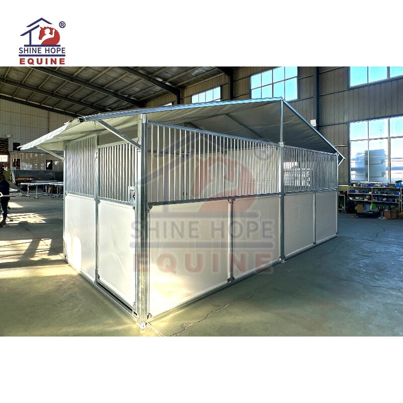Mobile Horse Stalls Factory - OEM Cheap Portable Covered Stall Panels for Camping