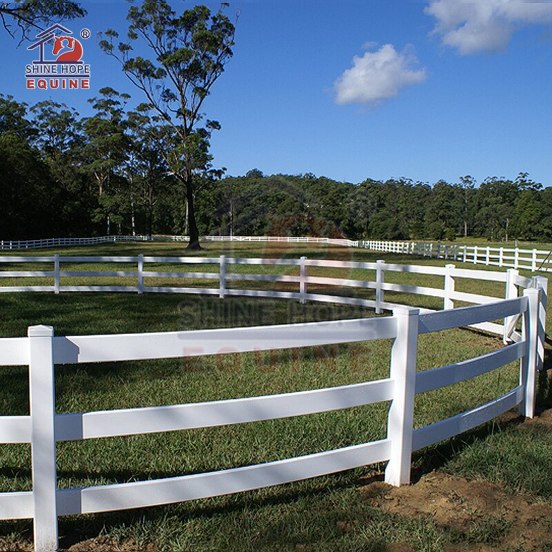 Vinyl PVC Horse Round Pen Factory - OEM UV Resistant Farm Fence