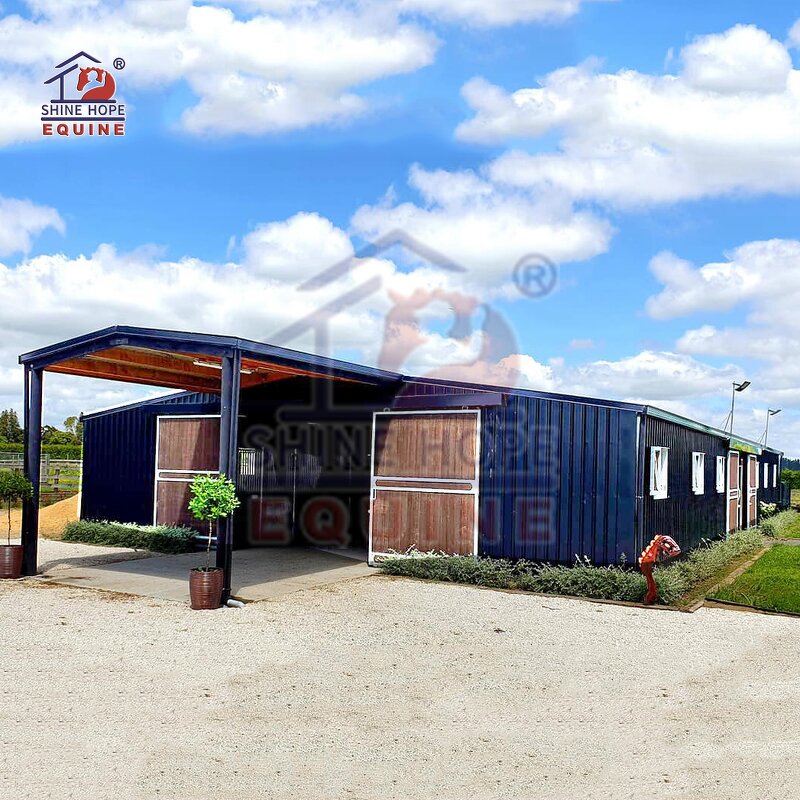 Horse Stable Sliding Door Factory - OEM Hot Dip Galvanized Pine Bamboo Wood Barn
