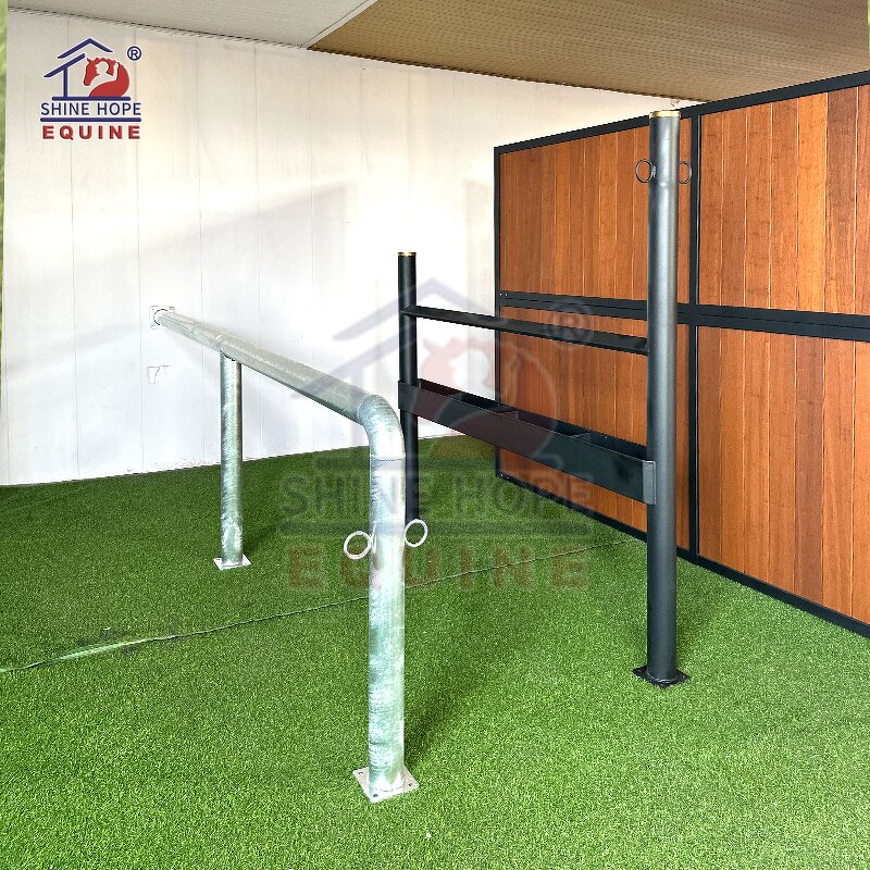 Horse Wash Stall Panel Factory - OEM Steel Horse Barn Customized Size