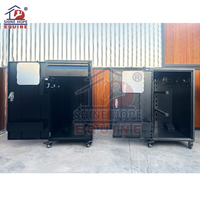 Saddle Cabinet Manufacturer - OEM Shine Hope with Drawers on Wheels Tack Storage