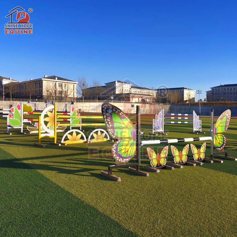 Hunter Jumping Wing Factory - OEM Horse Show Jump with Keyhole Tracks