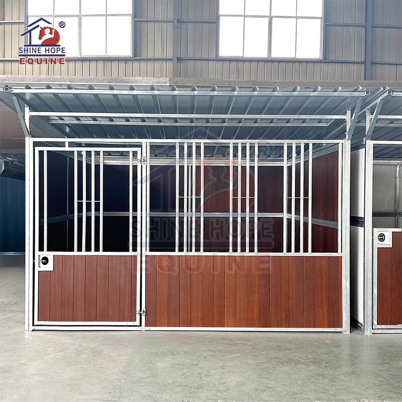 Portable Horse Shelter Factory - OEM 1212 Horse Shed Row Barn Portable Stall Panels